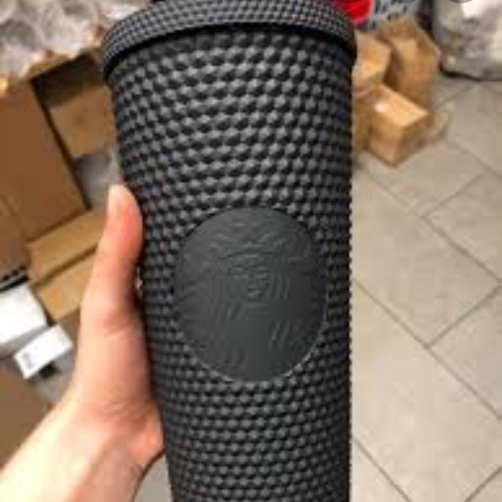 Starbucks Black Matte textured cup